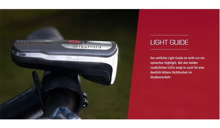 SIGMA Lichtset Aura 80 FL /Rücklicht Blaze STVZO