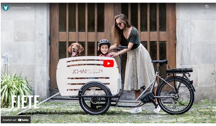 Johansson Bikes E Transportrad Fiete Brose Drive Enviolo T Grund