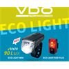 VDO Lichtset Eco Light M90Lux StVZO mit Rücklicht Plus