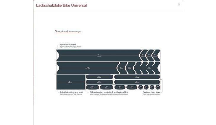 Luxshield Rahmenschutzfolie universal 21-teilig