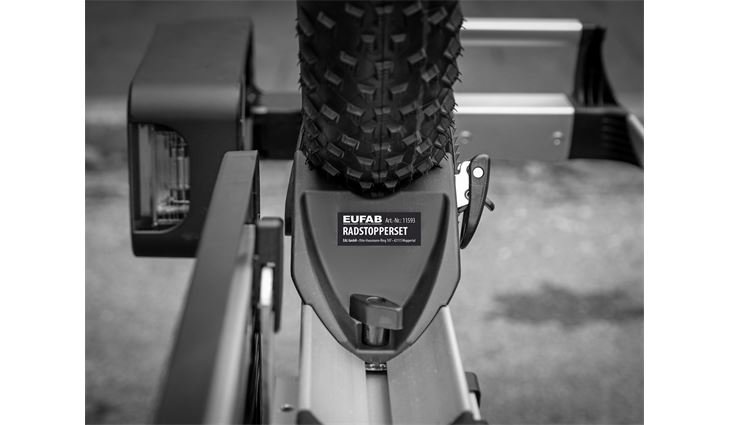 EUFAB Radstopper für breite Reifen PREMIUM TG